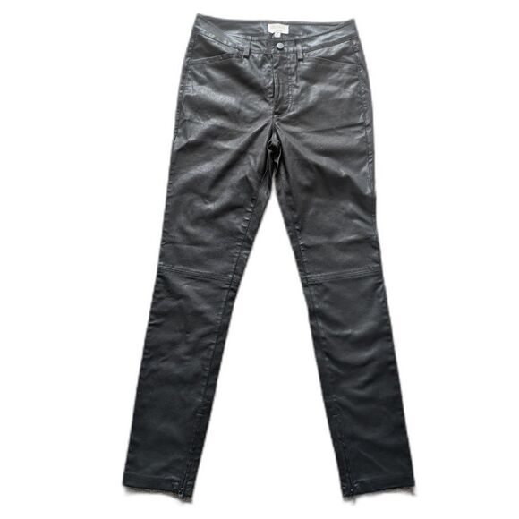 NWT Pilcro Real Leather Moto Pants Sz 29T